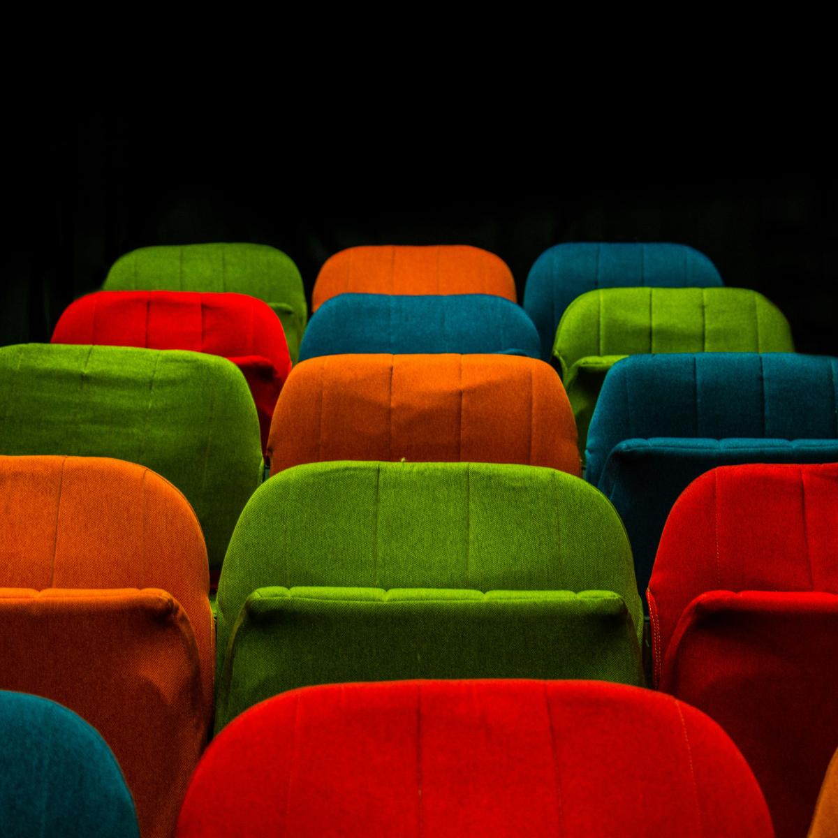 assorted-color fabric chairs