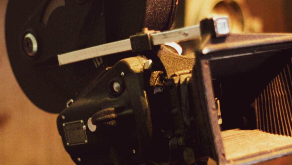 a close up of an old fashioned camera
