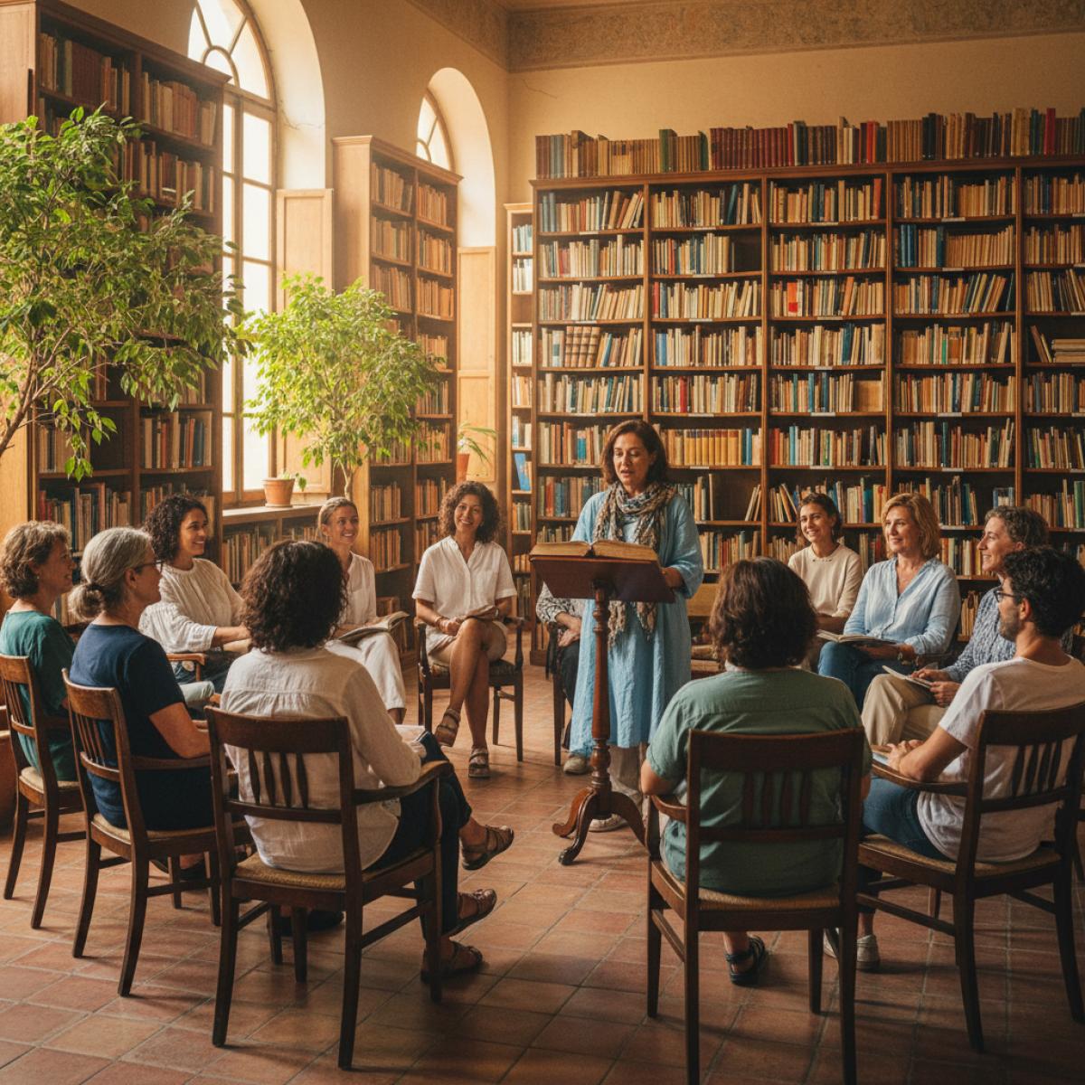 Une soirée de poésie à Cordoue : vivre « El poeta y la culpa » à la Bibliothèque Grupo Cántico