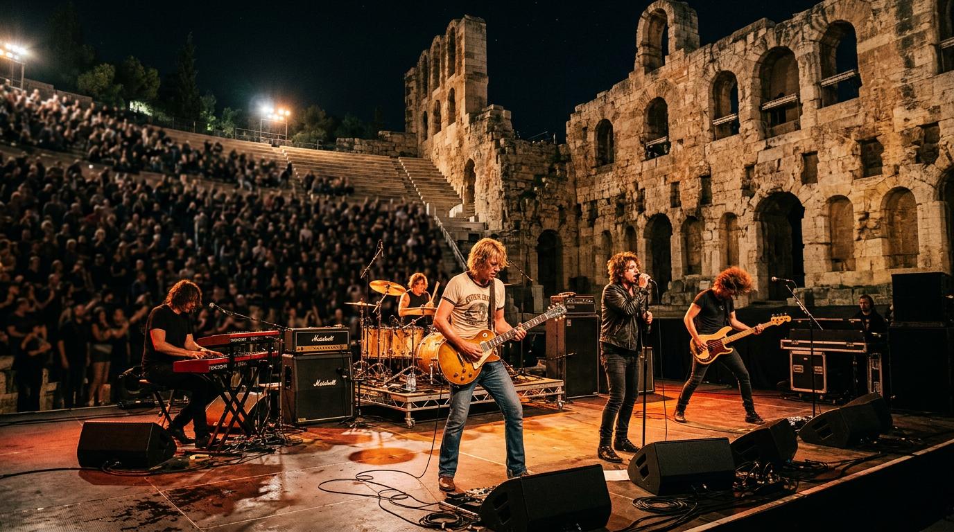 Génies du cinéma à l’Axerquía : le concert de juin 2026 Eternos Music Party à Cordoue : le rock des années 80